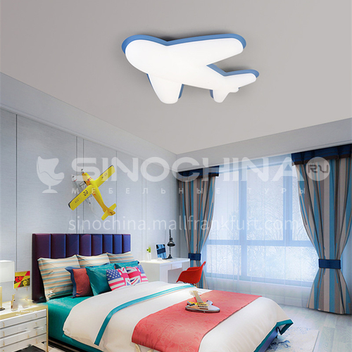 Aircraft Nordic bedroom lamp modern minimalist warm boy and girl ceiling lamp-DDBE-P-1717